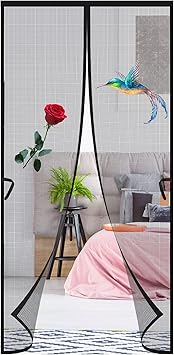 Protezione Anti Zanzare Luxvix Zanzariera Magnetica 150x250 Cm - Tenda Anti Zanzare Per Porte E Finestre Barriera Insetti Casa - Foto 4