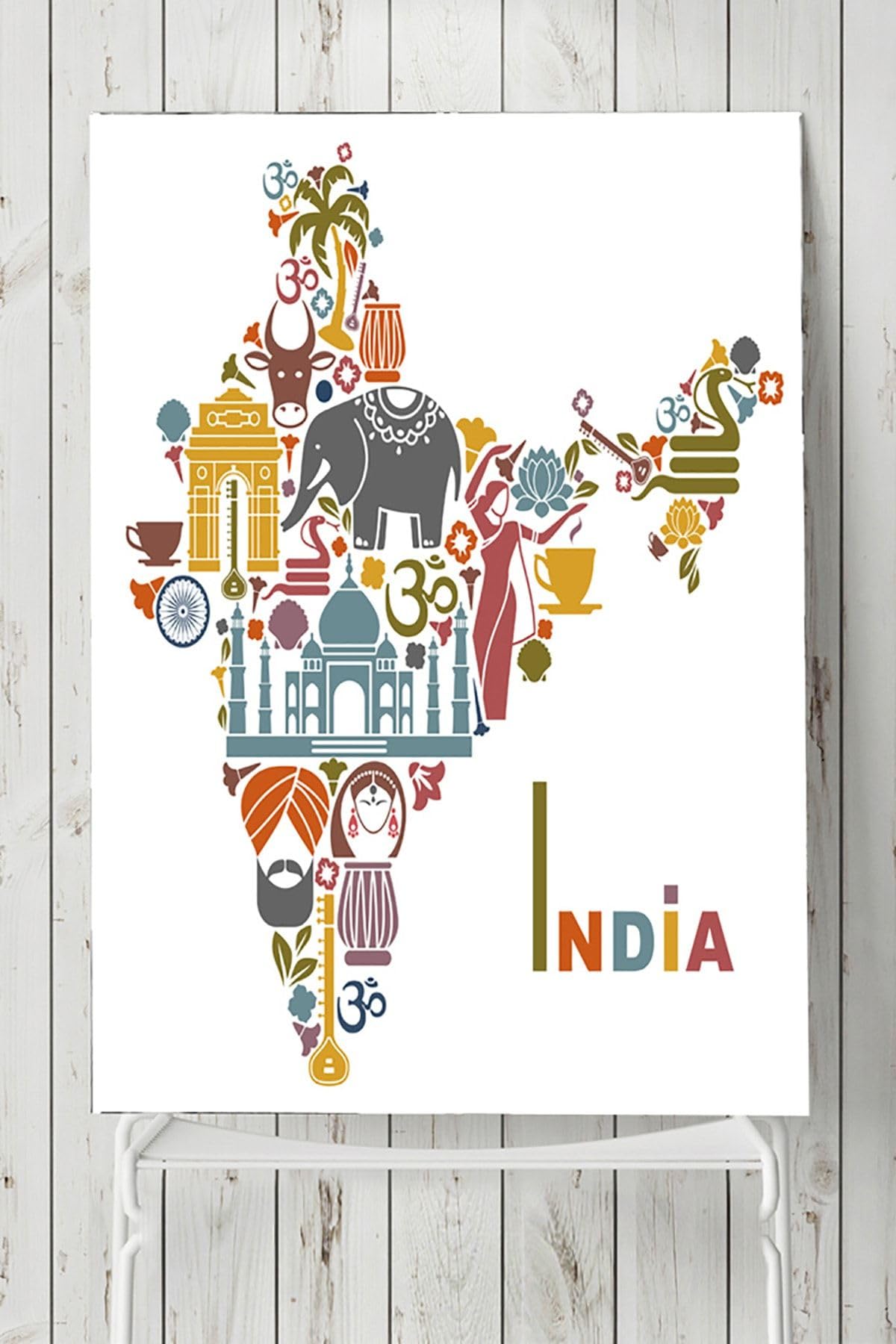 Postermanya (pster4986) Hindistan Manzara Posteri(70x100cm)