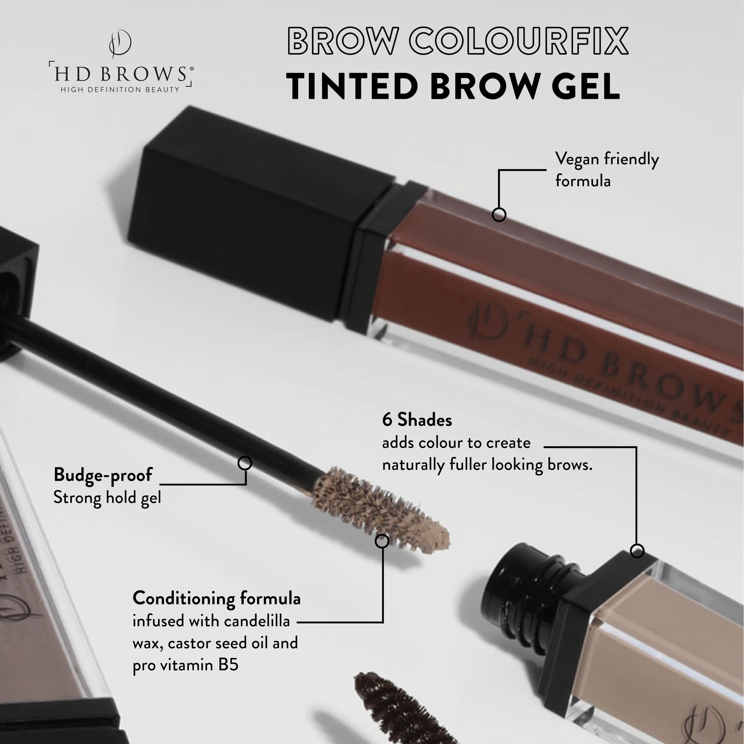 HD BROWS Brow Colourfix Vamp Color Fix - getöntes Brauengel
