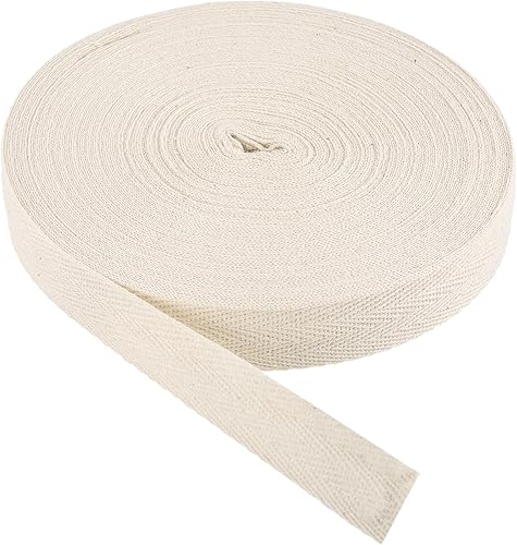 Vista 125 de PATIKIL Cinta de Sarga de Algodón de 3/4 Pulgada 50 Yardas Cinta de Algodón Cinta al Bies de Encuadernación Ribete de Cinta de Espiga para Costura