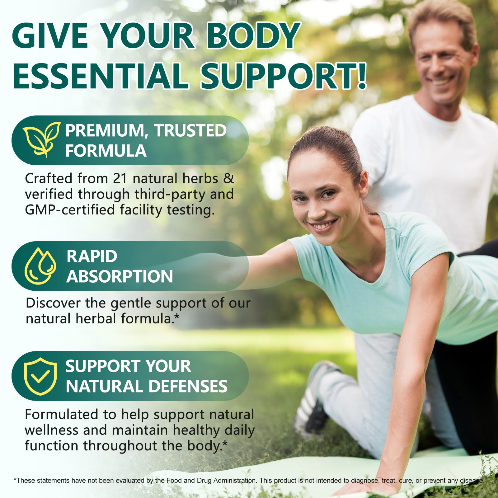 Lymphatic Drainage Supplements, Lymph System Support Supplement for Women & Men, Promotes Healthy Circulation & Fluid Balance, Natural Herbal Blends - 240 Softgels — Amazon image 4