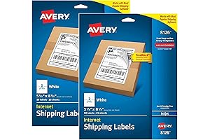 Avery 8126 Inkjet Shipping Labels