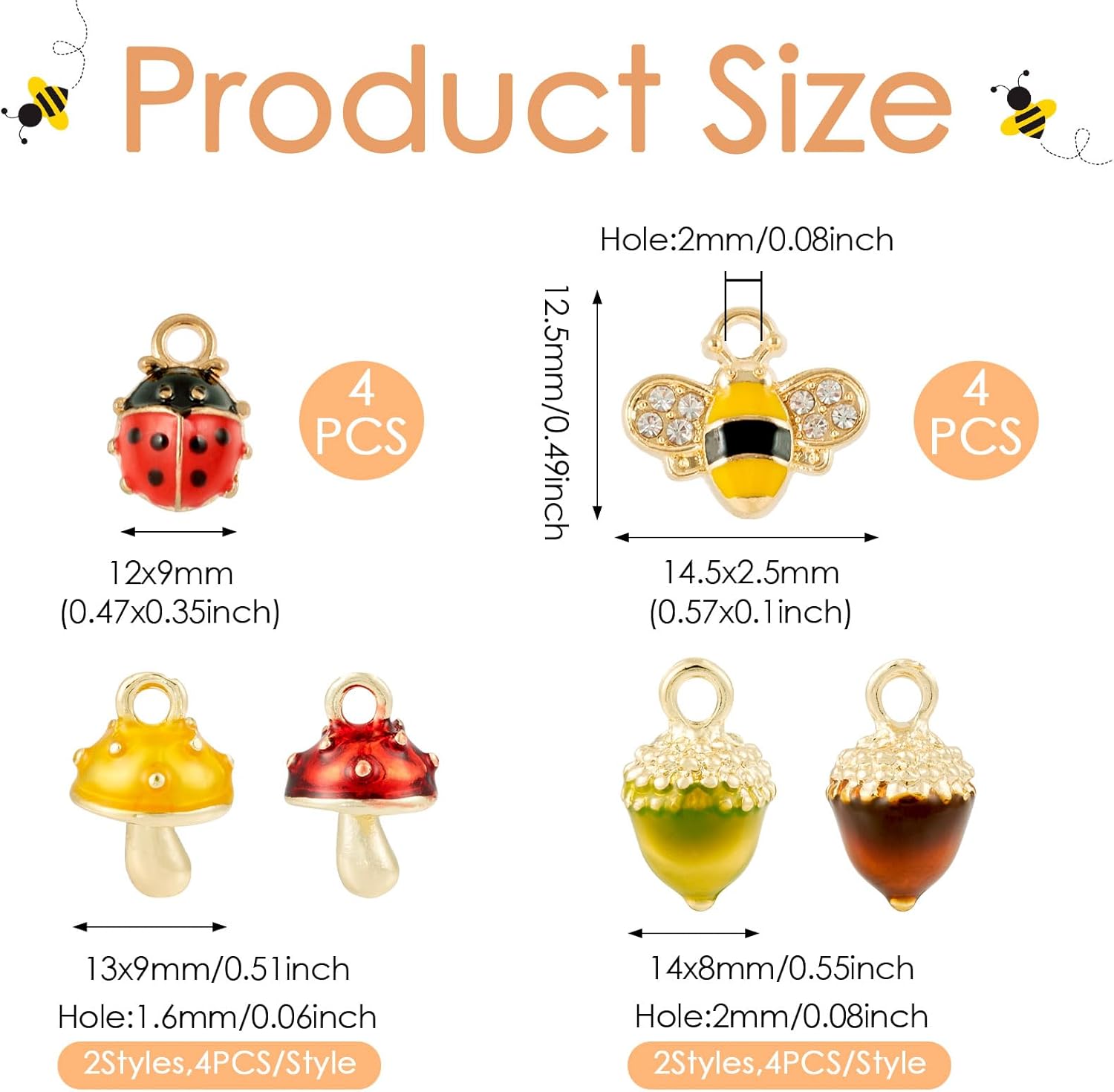 Cute Animal Enamel Charms Colorful Zoo Sea Animal Metal Jewelry Charms Metal Dangle Charms Lovely Hang Ornament for DIY Crafts Bracelets Necklaces Earrings Keychain Jewelry Making - Image 2