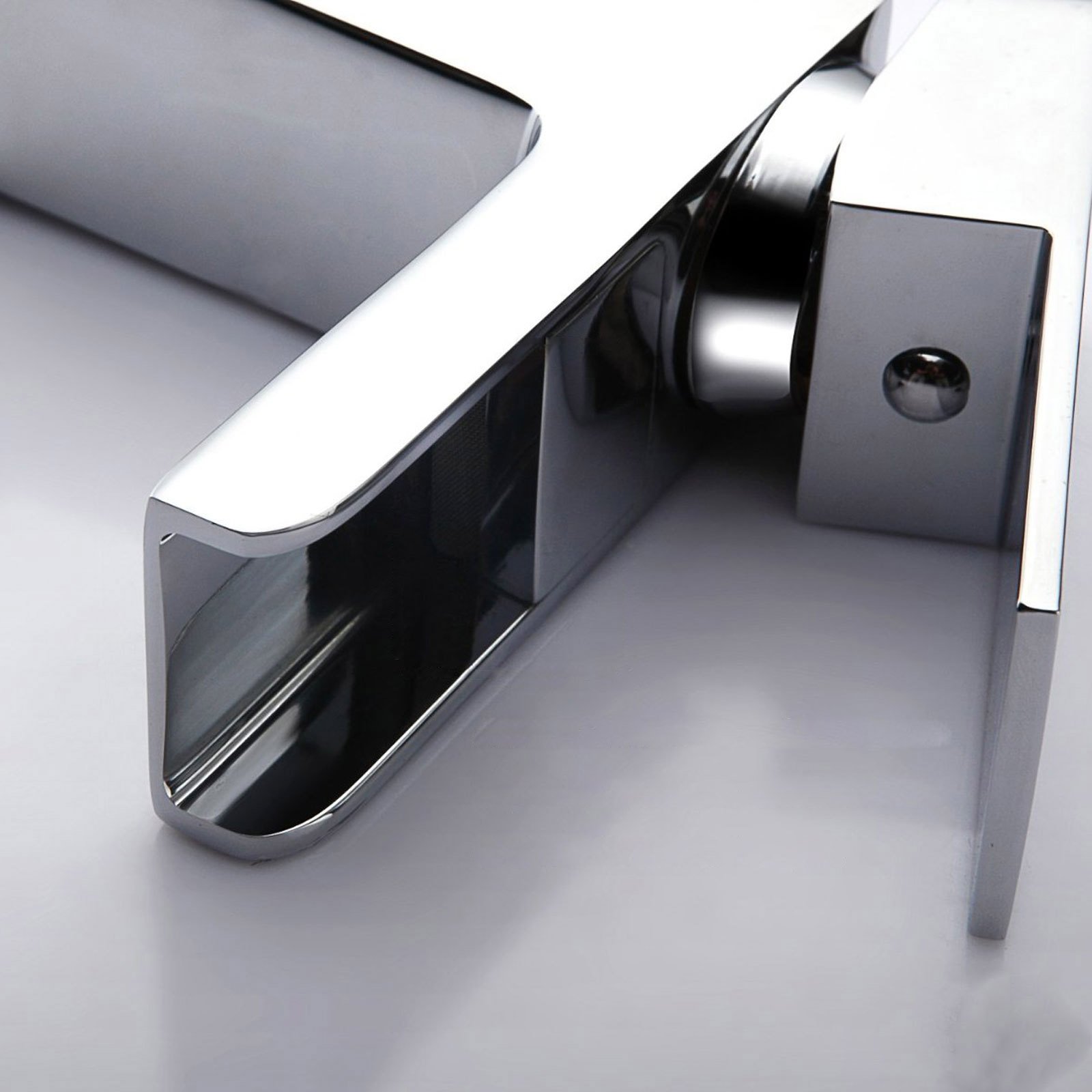 Origin Waterfall - Miscelatore per lavabo e scarico cromato