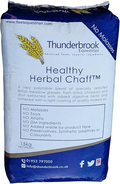 Thunderbrook Healthy Herbal Chaff 15kg - Great for Horses