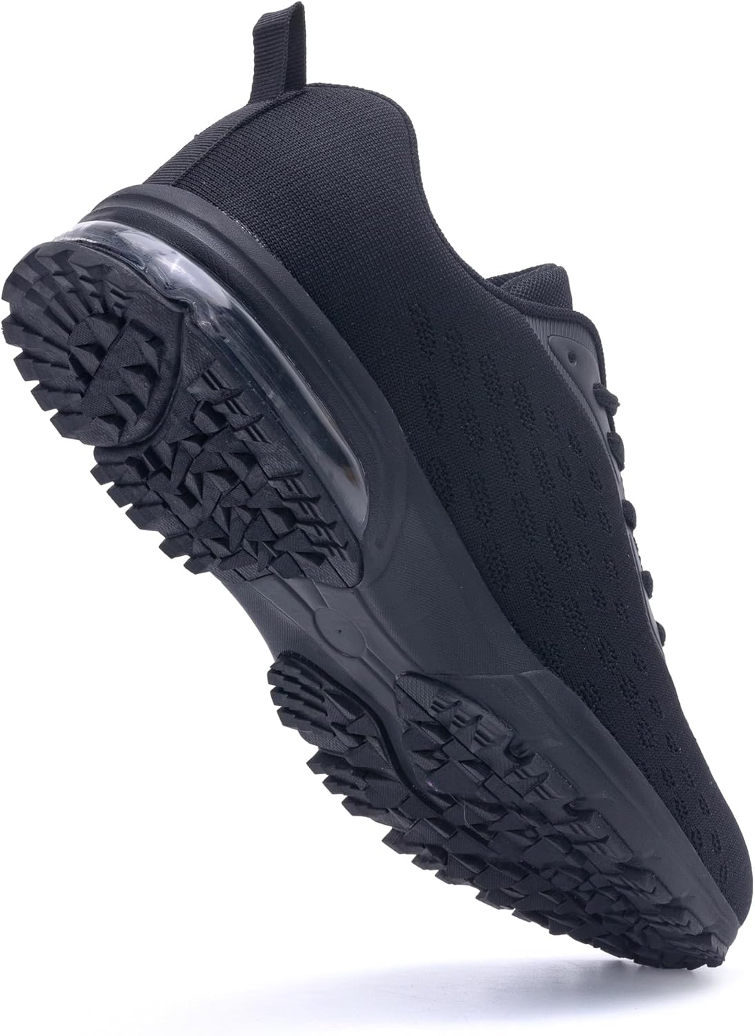 Mens Running Tennis Shoes Athletic Sneakers for Gym Jogging Workout Sport Shoe SolidBlack US 10.5