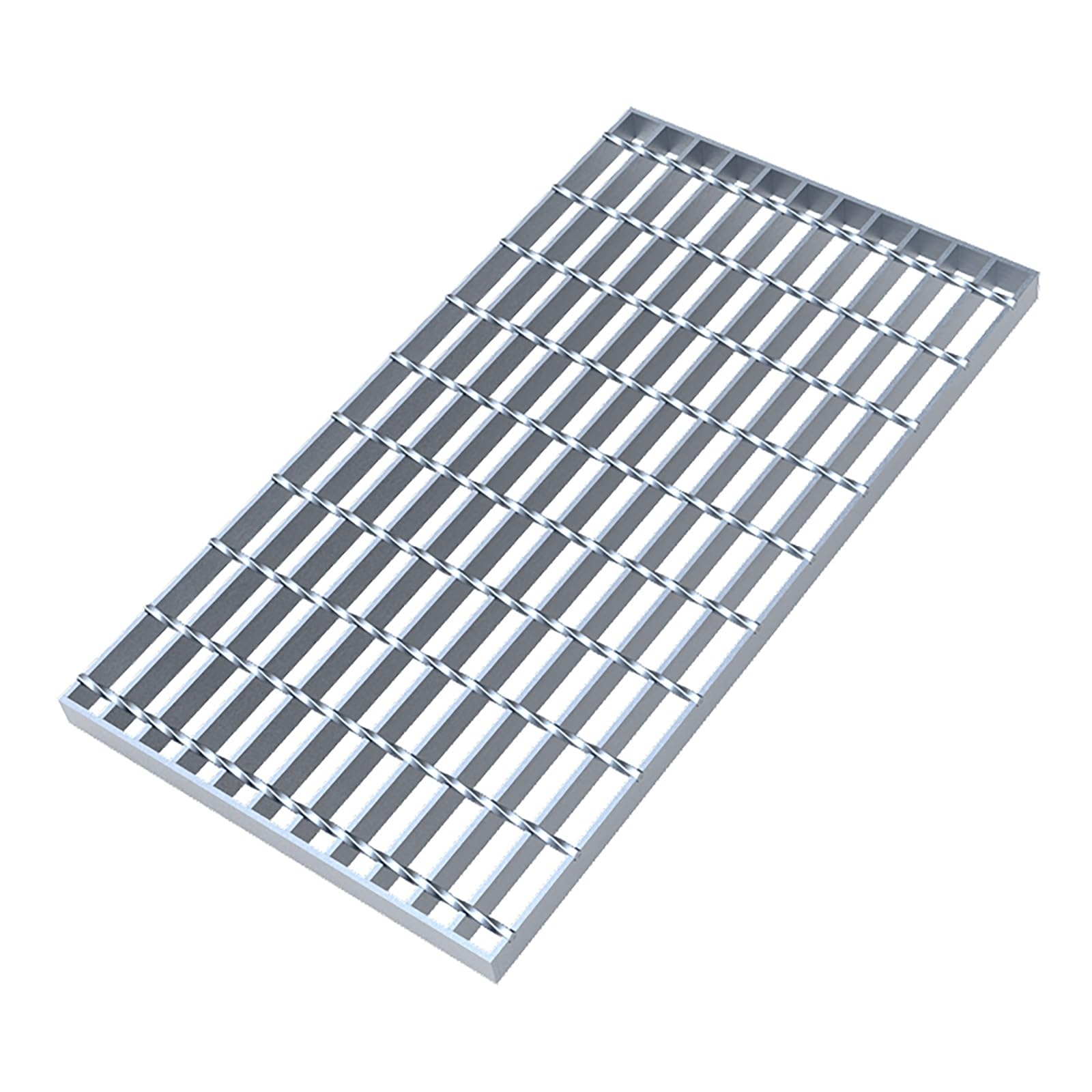 Heavy Duty Rectangle Drain Grate Cover - 20-40 Inch Galvanized Drainage Grate for Outdoor Use, for Driveways, Yards(100x40x3cm)