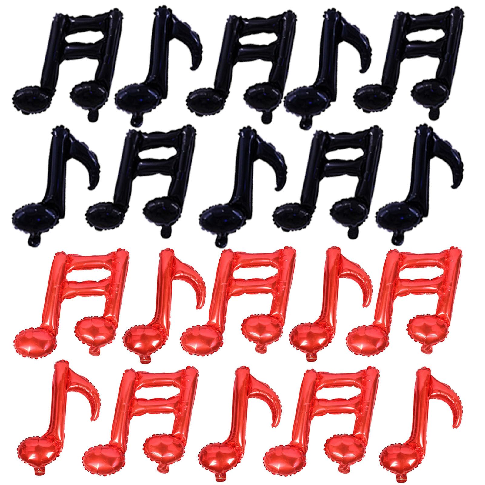ZHENGYE 20PCS Music Balloons 16 Inch Music Themed Party Supplies Music Note Balloon Foil Aluminum Balloon Baby Shower Music Party Wedding Birthday
