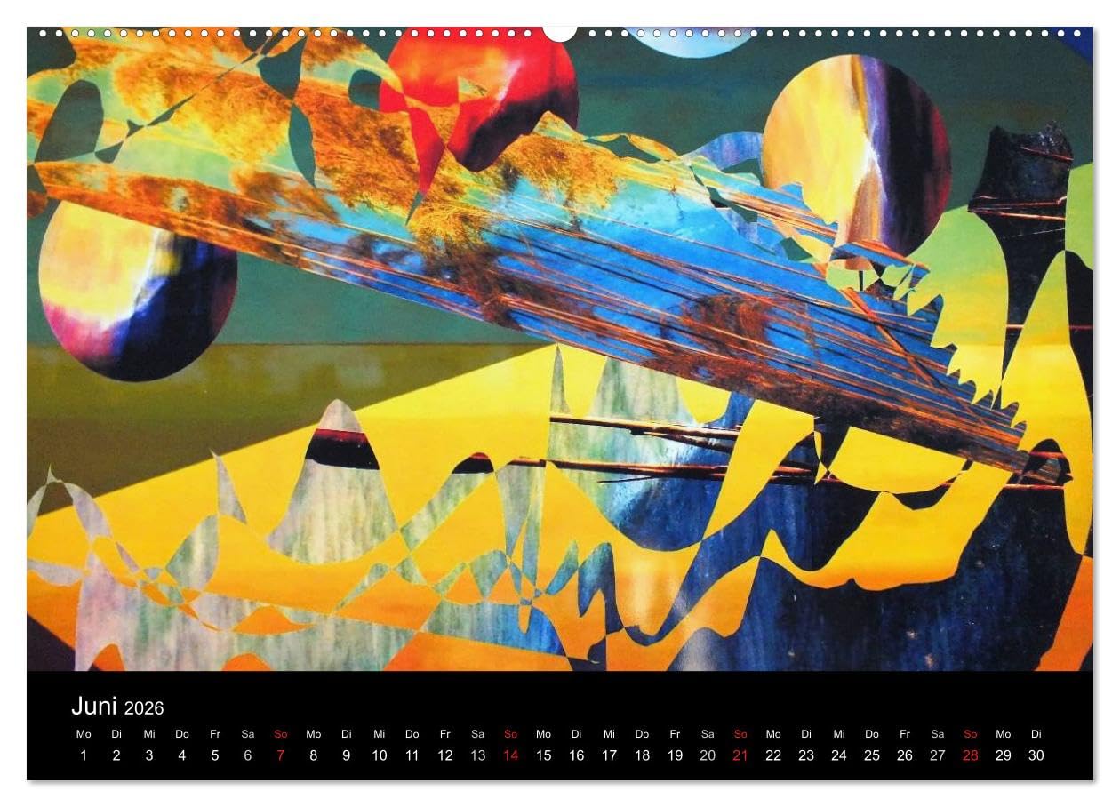 MEDIA-ART Der Kunstkalender (hochwertiger Premium Wandkalender 2026 DIN A2 quer), Kunstdruck in Hochglanz: Die schönsten Collagen von BERNADO-ART (CALVENDO Kunst)