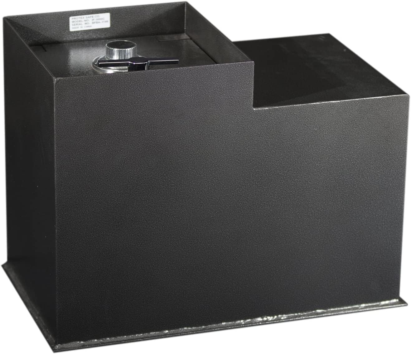 Protex IF-3000C In-Ground Floor Safe – Extra Large In-Ground Security Safe with 1/2" Steel Door, 5 Locking Bolts, Anti-Theft Design