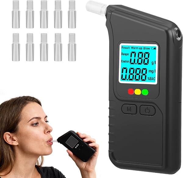 UFU Professional Portable Breathalyzer with LCD Display