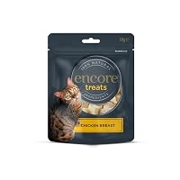 Encore 100% Bocconcini naturali per gatti con petto di pollo, Snack per gatti sani