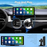 APHQUA Vezeték Nélküli CarPlay Kijelző 9.3 Hüvelyk Érintőképernyő Apple CarPlay Android Auto GPS Navigáció Siri FM Autós Multimédia 5