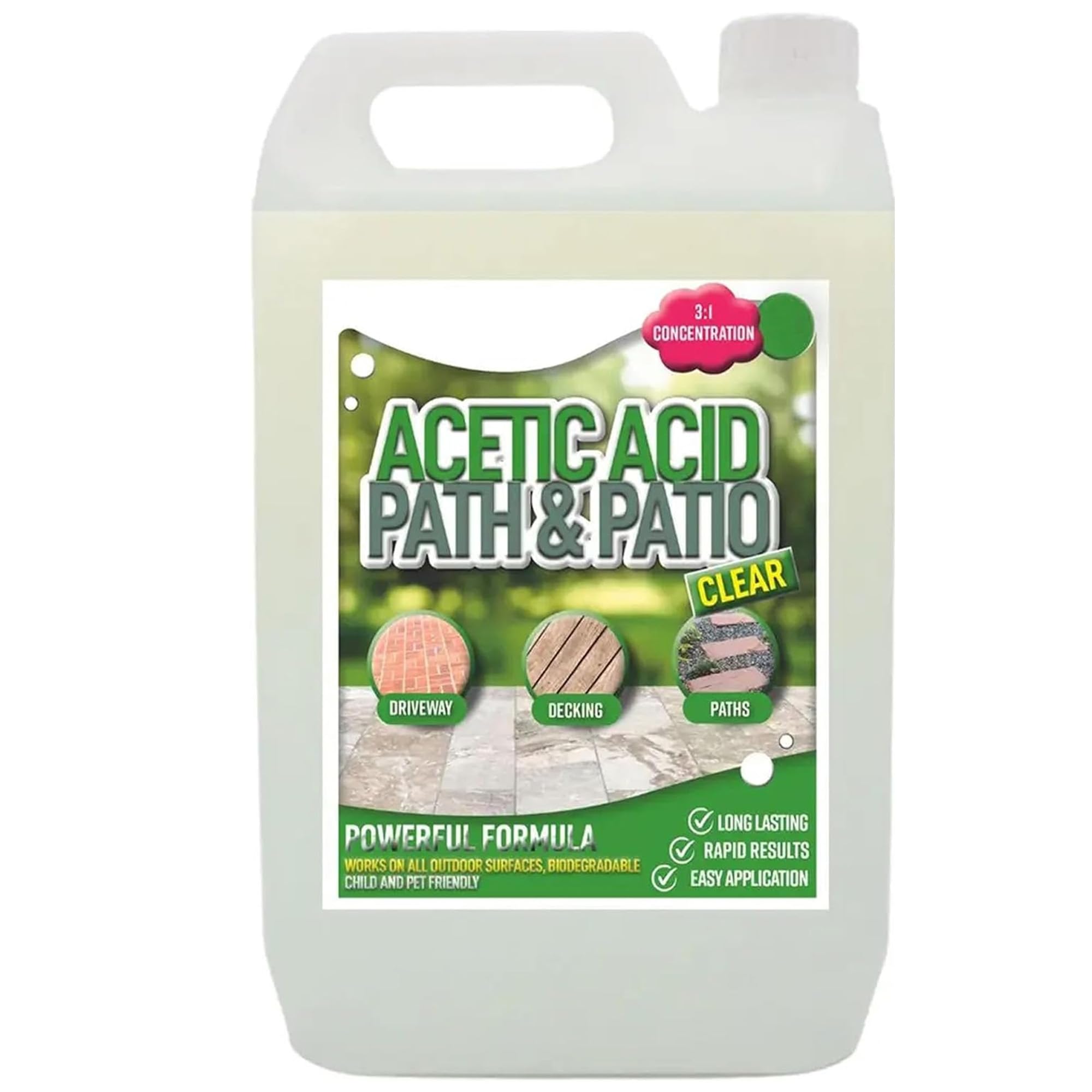 Acetic Acid Path & Patio Powerful Formula Cleaner