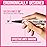 iMethod Curved Eyebrow Pen - 2-in-1 Dual-Ended Microblading Eyebrow Pencil with Curved Tip and Precise Brush-Tip, Lasts All-Day, Grey