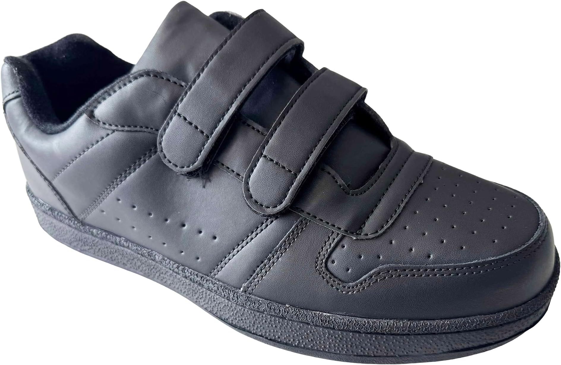 Men's Sneakers Comfort Walking Hook-and-Loop Work Shoes Sizes