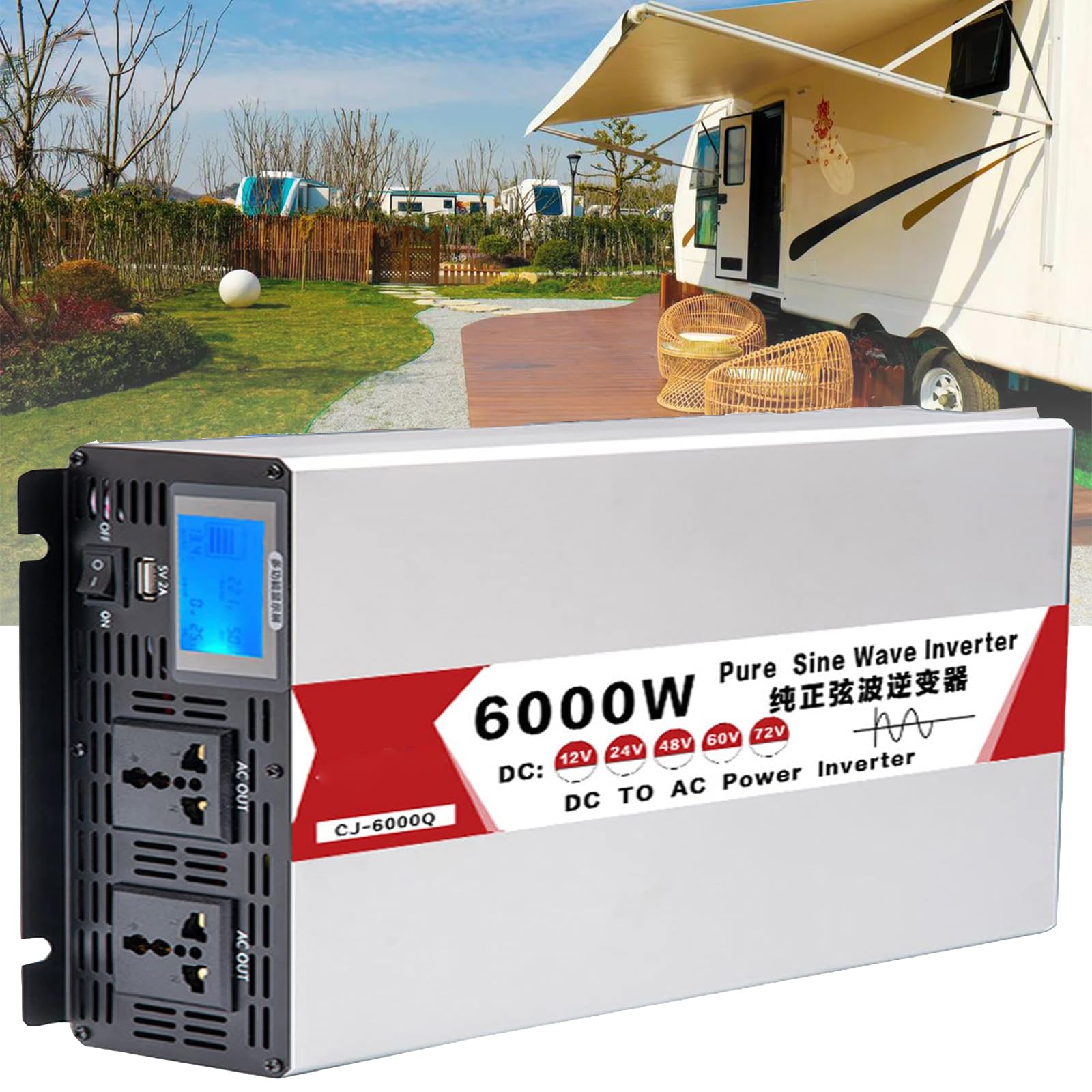 Onduleur onde sinusoïdale pure 6000W protégeant vos appareils 48V