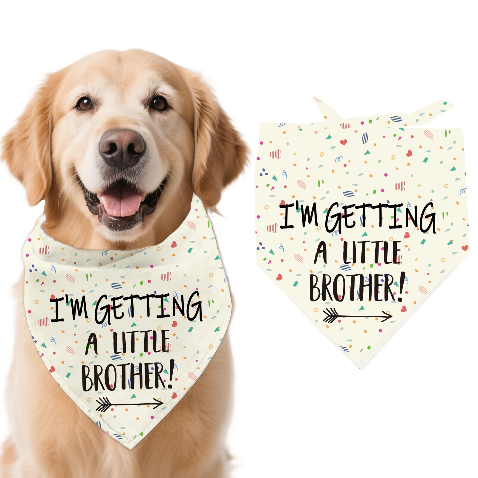 arricraft 1 Pc Colorful Dog Bandana