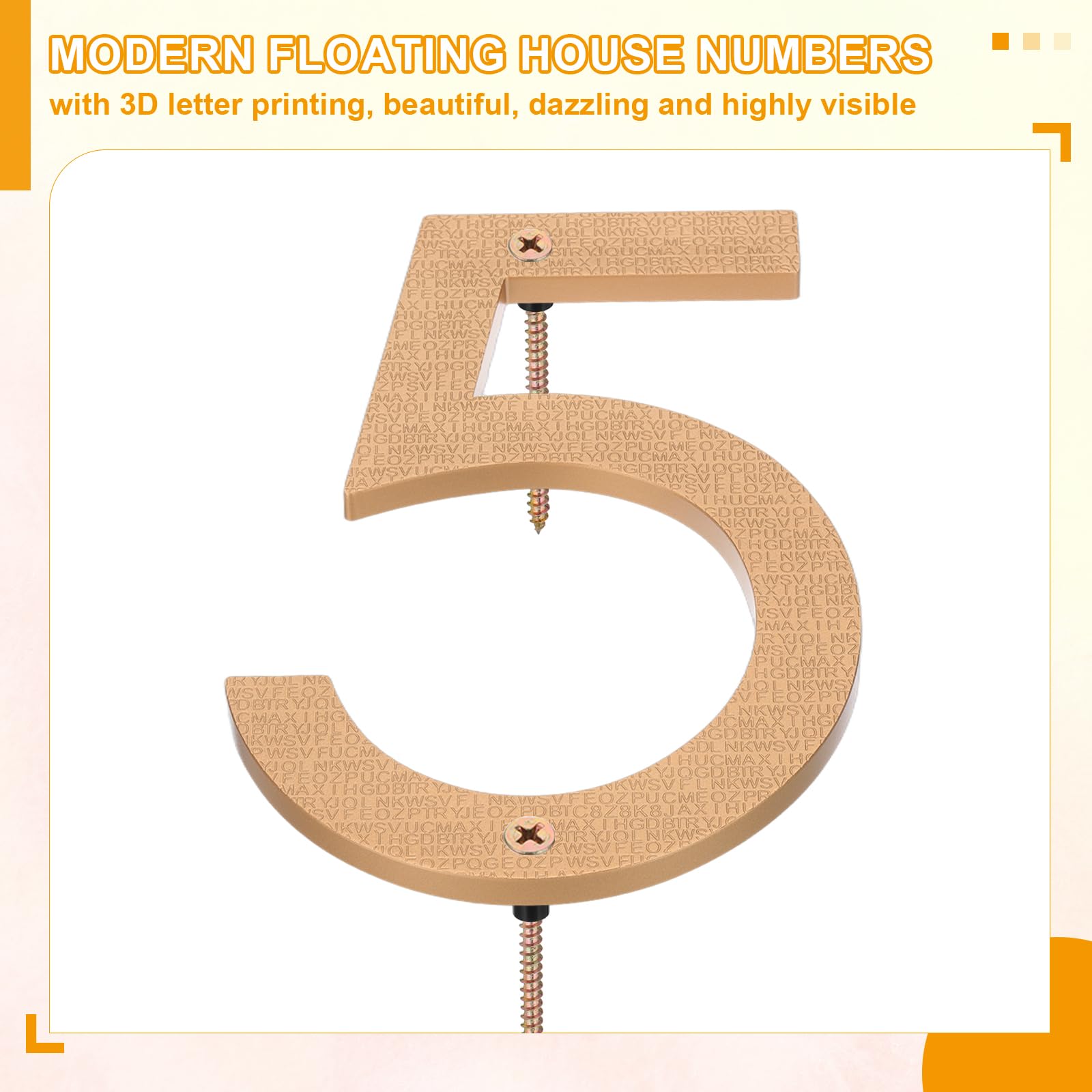 PATIKIL 8 Inch House Numbers - Image 3