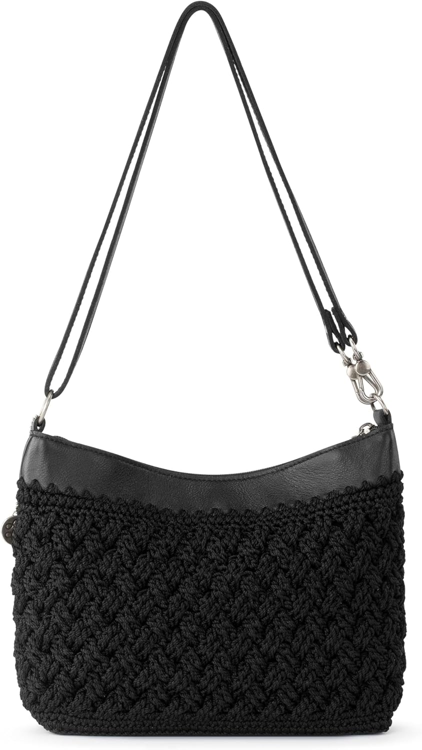 Purse - Hand Crochet Women's Handbag for Everyday & Travel, 3-in-1 Small Crossbody Bag With Zipper Closure & Pockets - Image 4