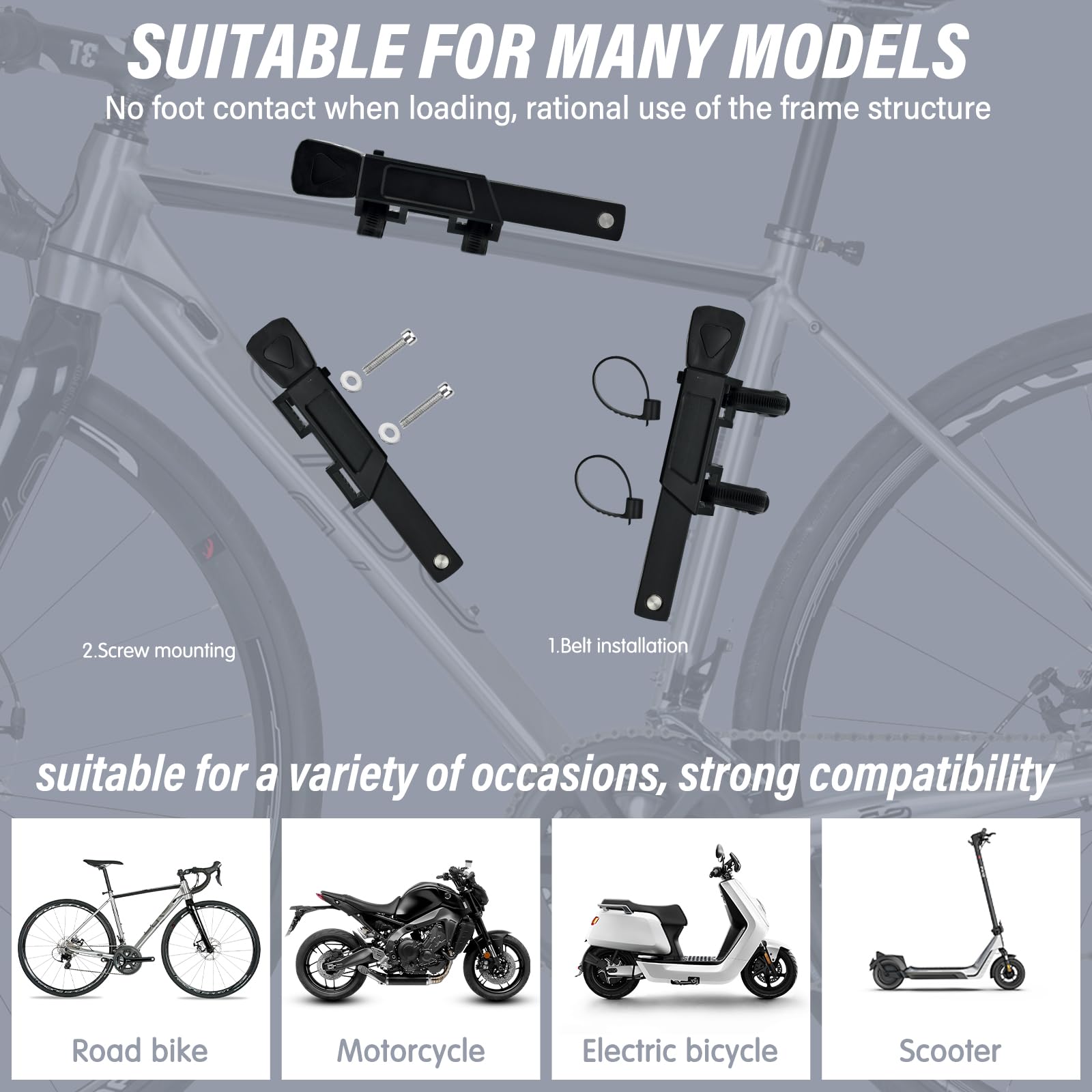 Homy Lucchetto Bici, Bicicletta Amburgo Blocco, Mountain Bike Accessori - Foto 8