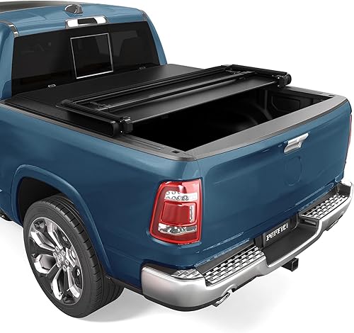 Vista 19 de Perfit Liner - Funda rígida de tres pliegues para cama de camioneta FRP para Dodge Ram 1500 2009-2026 (carrocería clásica y nueva) de 5.7 pies