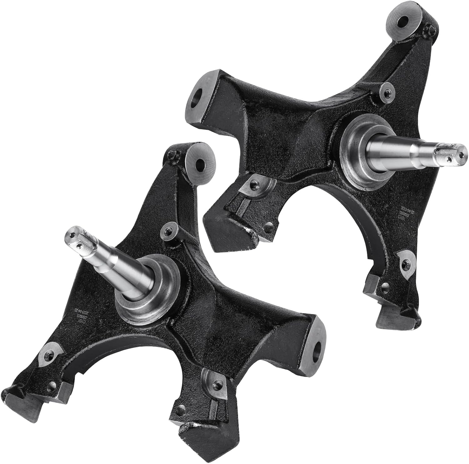 2" Front Lowering Drop Spindles Kit for Chevy C1500 2WD 1988 1989 1990 1991 with 1.00" Thick Brake Rotors (NOT Fit with 1.25")