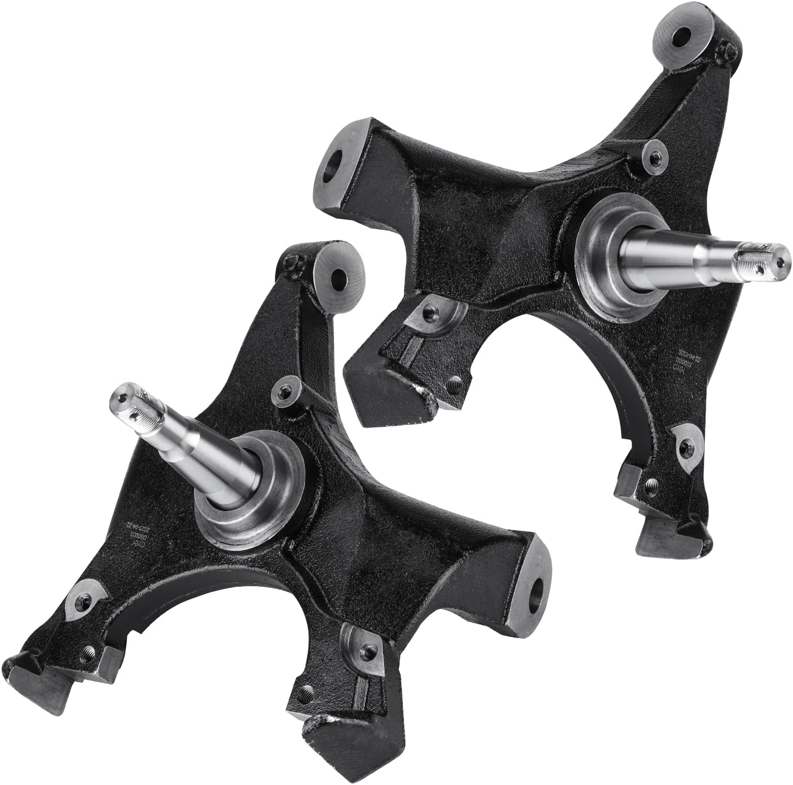 2" Front Lowering Drop Spindles Kit for Chevy C1500 2WD 1988 1989 1990 1991 with 1.00" Thick Brake Rotors (NOT Fit with 1.25")