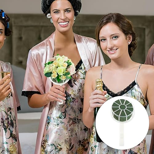 Miniatura 8 de Yardwe 3 jaulas de espuma floral de boda para arreglos florales, ramos de novia y decoraciones de eventos