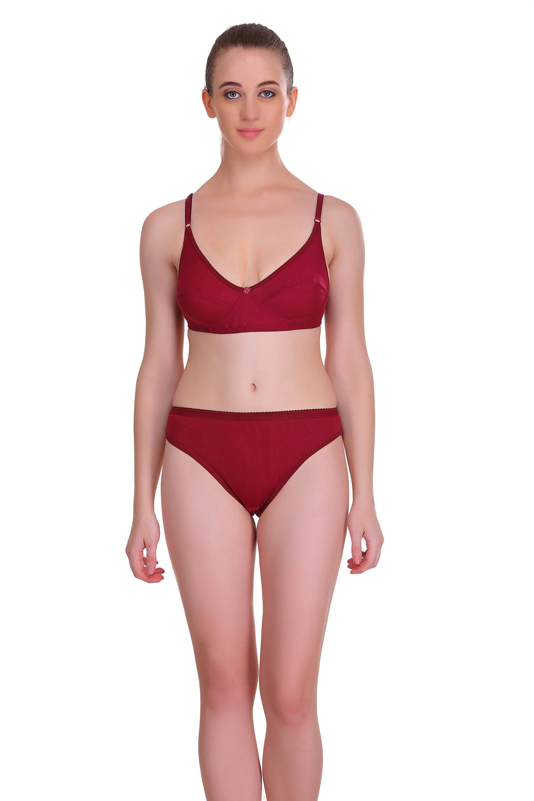 Women Cotton Bra Panty Set for Women Lingerie Set for Honeymoon Bra Panty Set for Women with Sexy Bra Panty Set for Women Innerwear-image-39