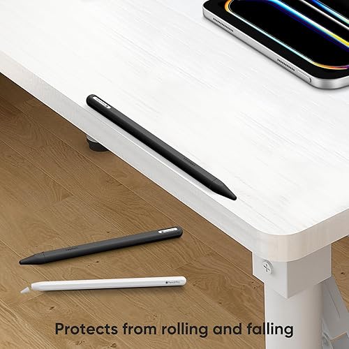 Miniatura 6 de Fintie Silicone Sleeve for Apple Pencil Pro & Apple Pencil 2nd Generation, Light Pen Skin Case Cover Soft Protective Pencil Grip Holder with 2 Nib