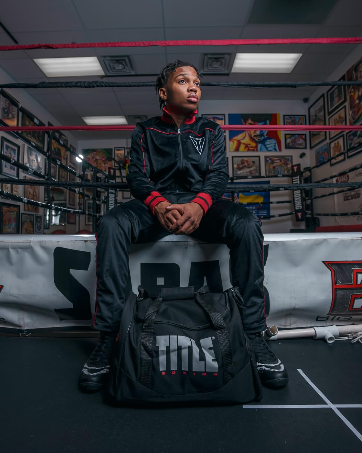 TITLE Boxing Individual Sport Bag (Black)