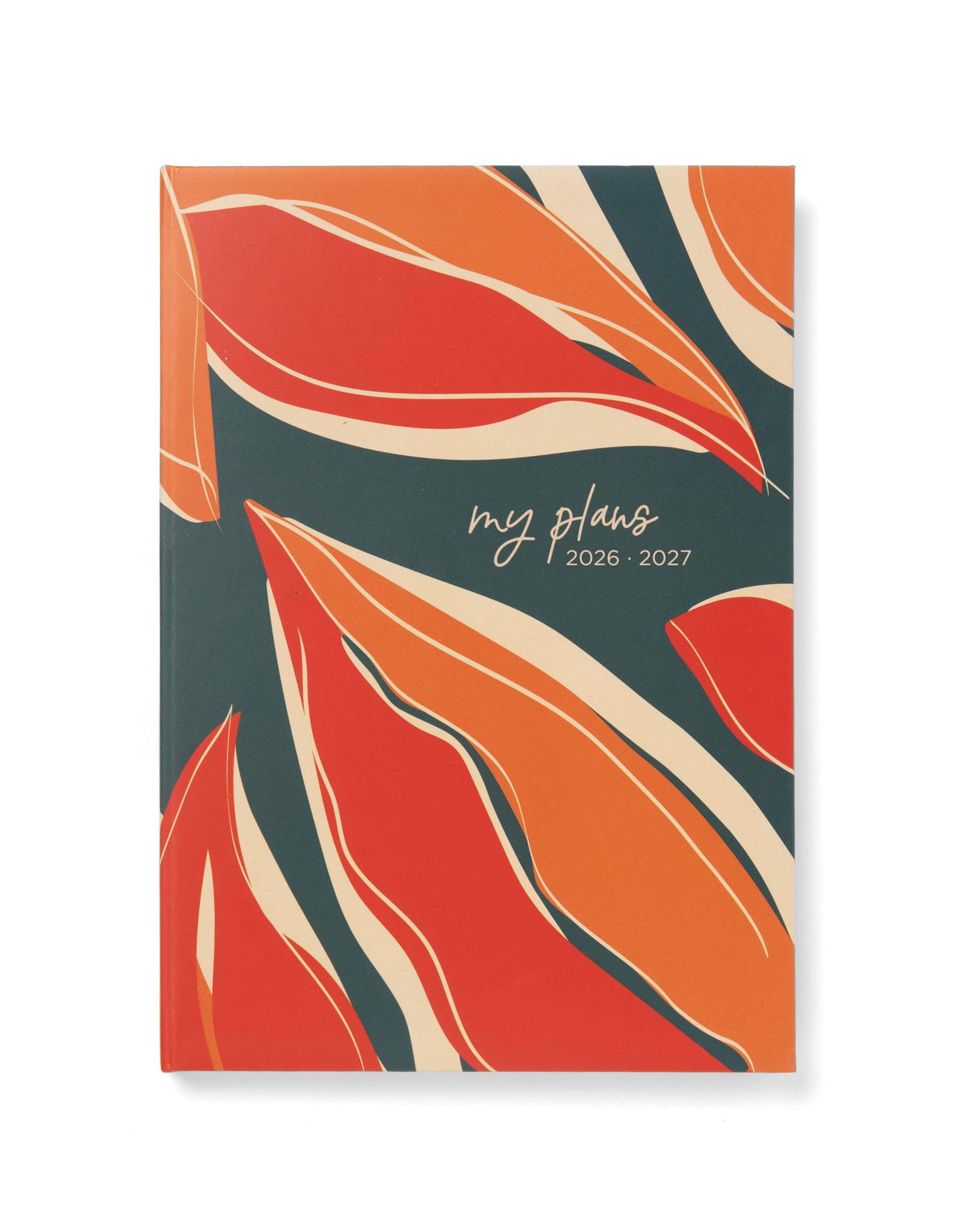 Letts of London Botanics A5 Academic 2026/2027 week to view diary - Green 27-031918