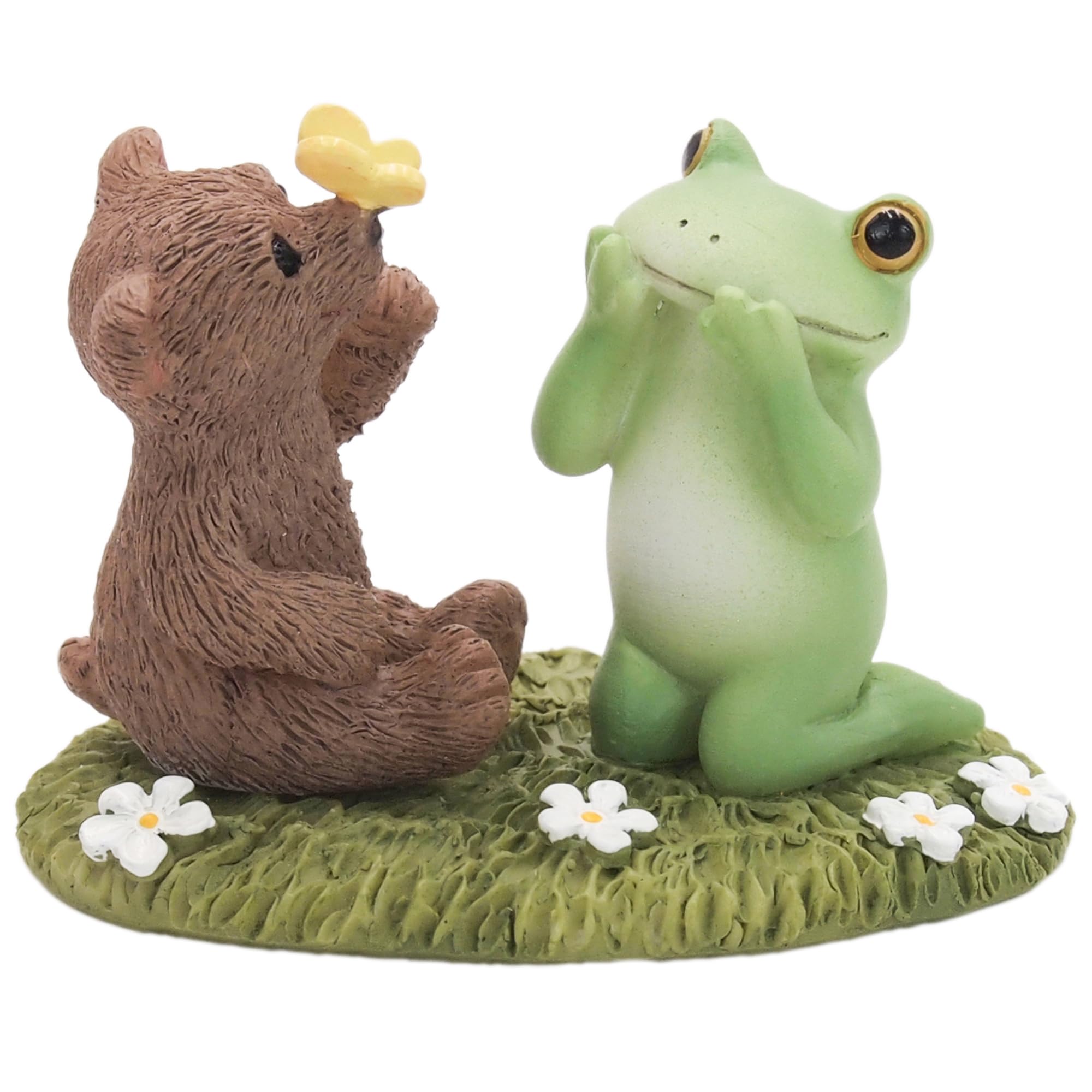 Amazon.co.jp: ティーライフ コポー ちょうちょがとまったクマとカエル