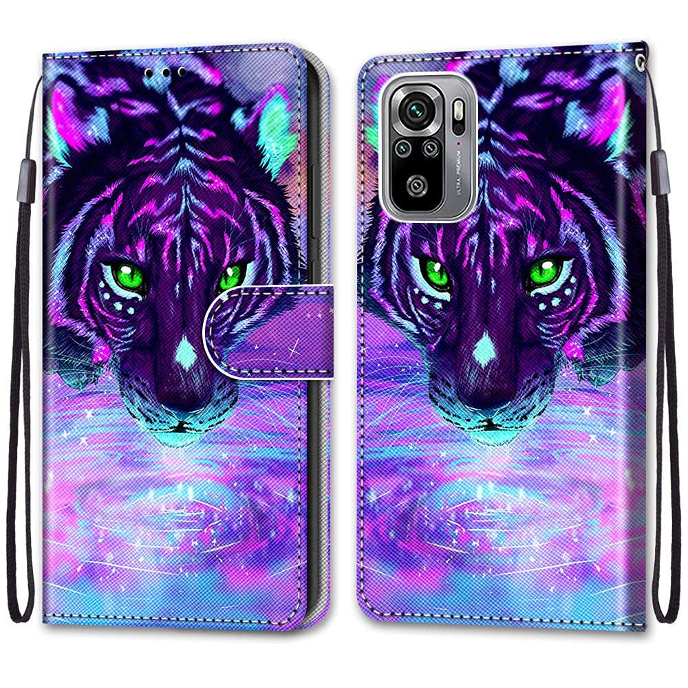 Custodia Con Portafoglio Per Xiaomi Redmi Note 10 Pro, Pelle PU Magnetica Con Slot Carte E Cinturino - 2