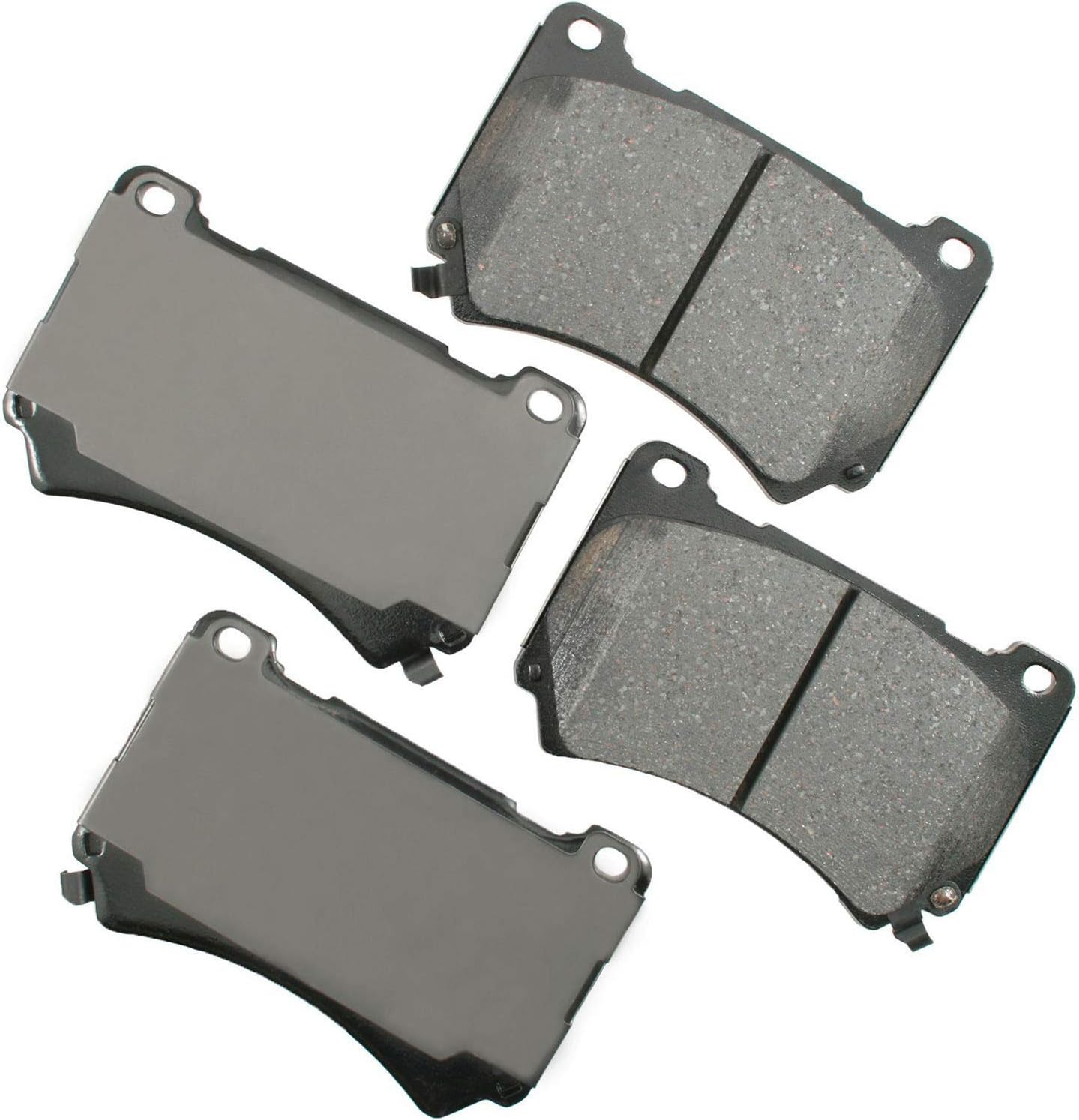 Akebono ACT1396 Ultra Premium Brake Pad Set, 1 Pack, grey
