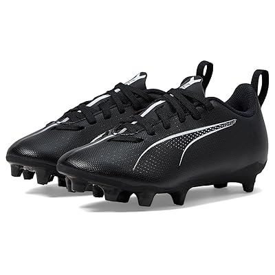 PUMA Kids Ultra Play Firm Ground/All Ground (Little Kid/Big Kid) Kids Shoes Puma Black/Puma White