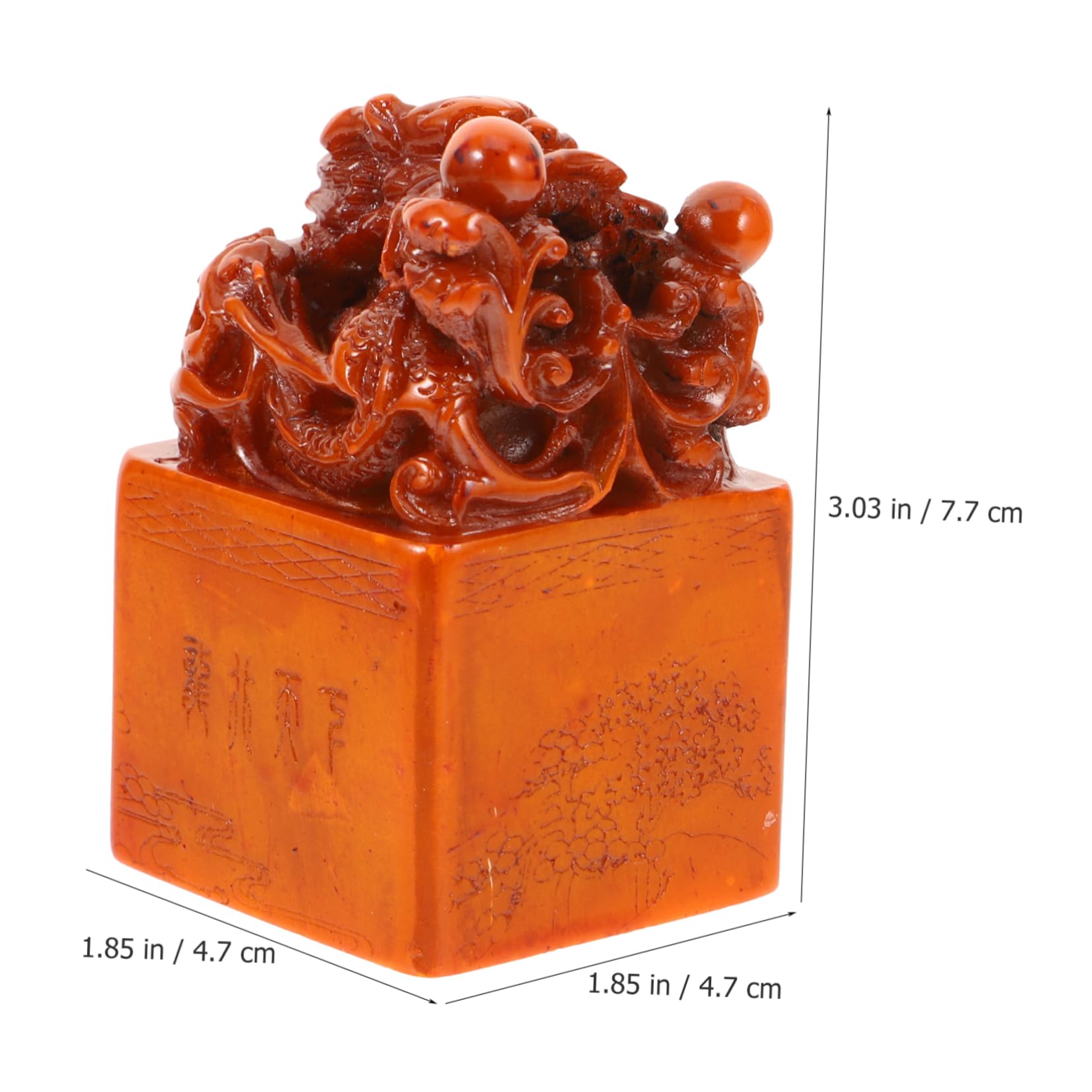 VILLCASE 4 Piezas Sellos Para Manualidades Almohadilla De Tinta Bolígrafo Sello De Piedra Papel De Caligrafía Equipo Caligrafía Junta Pluma Pluma Pincel De Agua Marcadores Piedra