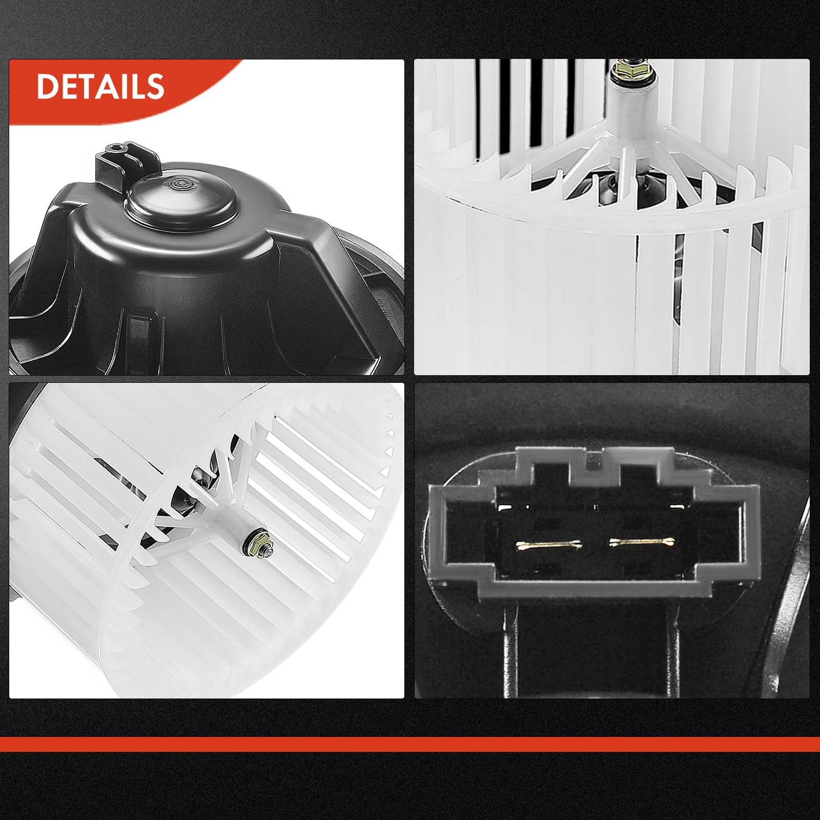 Frankberg Motor del ventilador del calefactor Compatible con Golf VI 5K1 Golf V 1K1 Golf Plus 521 5M1 Golf VI Variante AJ5 Yeti 5L Replace# 700182