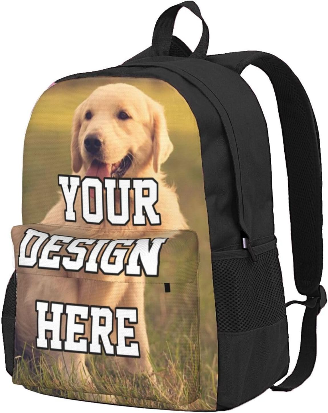 Custom Backpack Personalized Large Capacity Laptop Backpacks, Add Your Own Name Picture or Photo for Travel Backpack