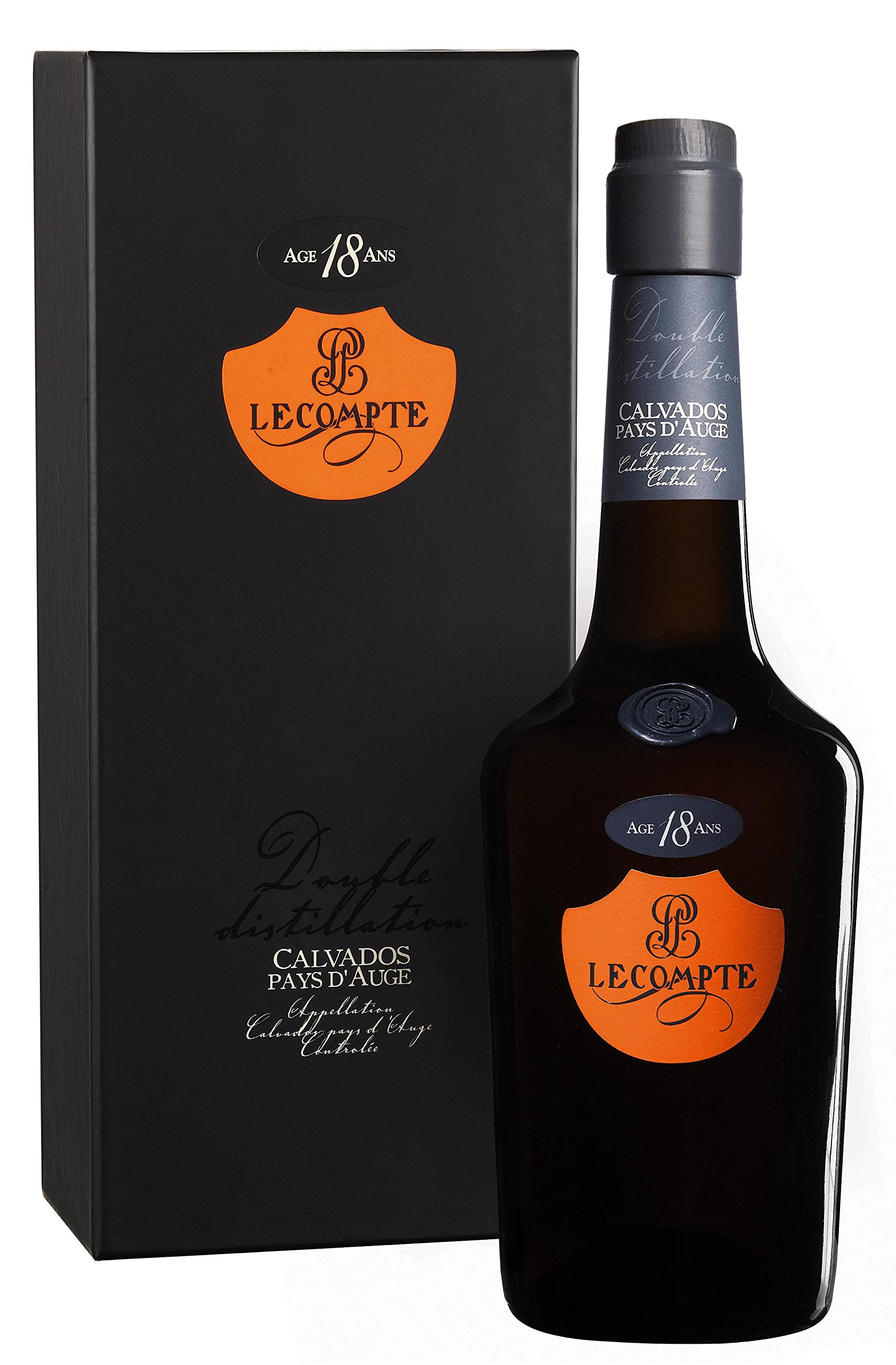 Lecompte 18 ans d'age Calvados + Box 0,70 lt.