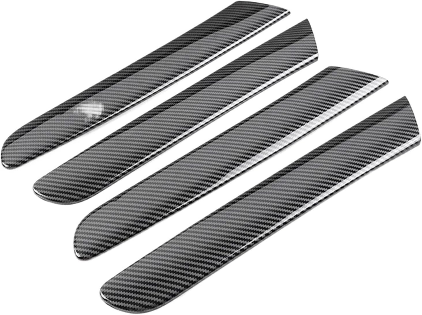 Compatible for VW Golf 6 MK6 2008-2013 4pcs Car Interior Carbon Fiber Pattern Window Door Panel Strips Cover Trim Accessories