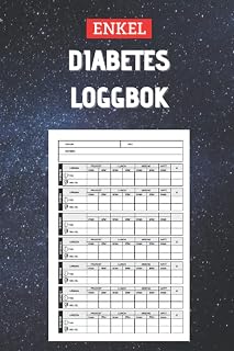 DIABETES LOGGBOK: Loggbok för Blodsocker Övervakning, 2-års Registreringsbok för Glukosnivåer, 4 Gånger Före-efter (Frukost, Lunch, Middag, Läggdags) - Insulinspårare (Swedish Edition)
