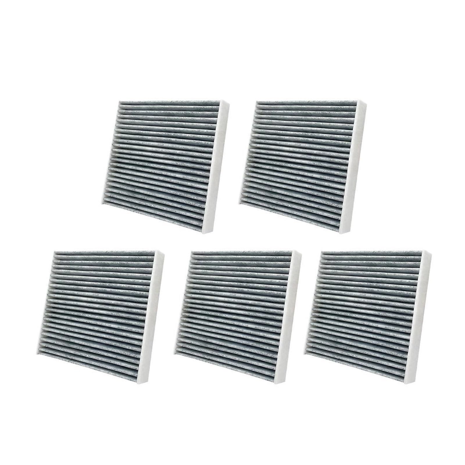 Filtr kabinowy Filtr powietrza samochodowy pasujący do Toyoty Grand Highlander 2020-2024, kabina z włókna węglowego 87139-0E040 87139-0R030 CF12157 87139-26010(5PCS)
