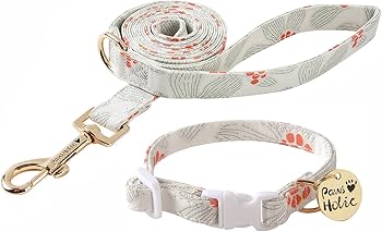 Amazon | Neskatu 犬 首輪 リードセット 小型犬 中型犬 大型犬