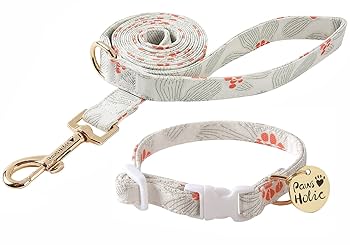 SusanAlexandraのカラフルビーズ犬用首輪とリードセット SusanAlexandraのカラフルビーズ犬用首輪とリードセット