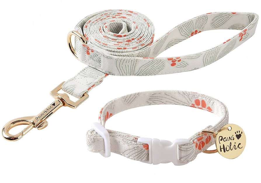 Amazon | Neskatu 犬 首輪 リードセット 小型犬 中型犬 大型犬