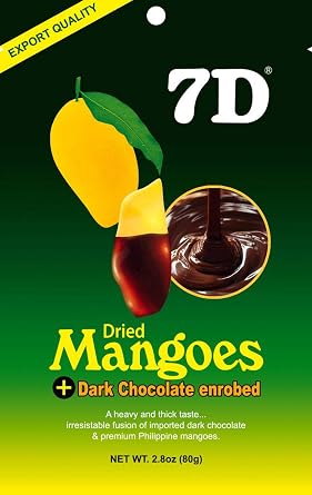 Enrobed Premium Philippine Cebu Mango - Pack of 5 x 80g 400G L8