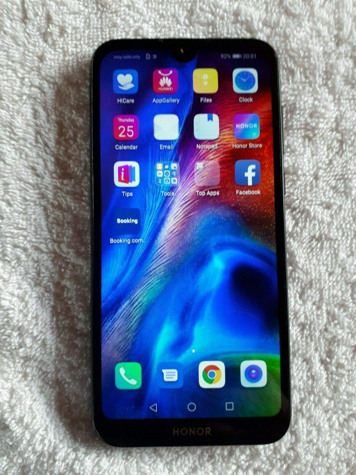 HONOR 8S Dual SIM, 32GB storage, 13MP AI Rear Camera, 5.71 Inch Full View Display, Android 9.0, UK Official Device - Black