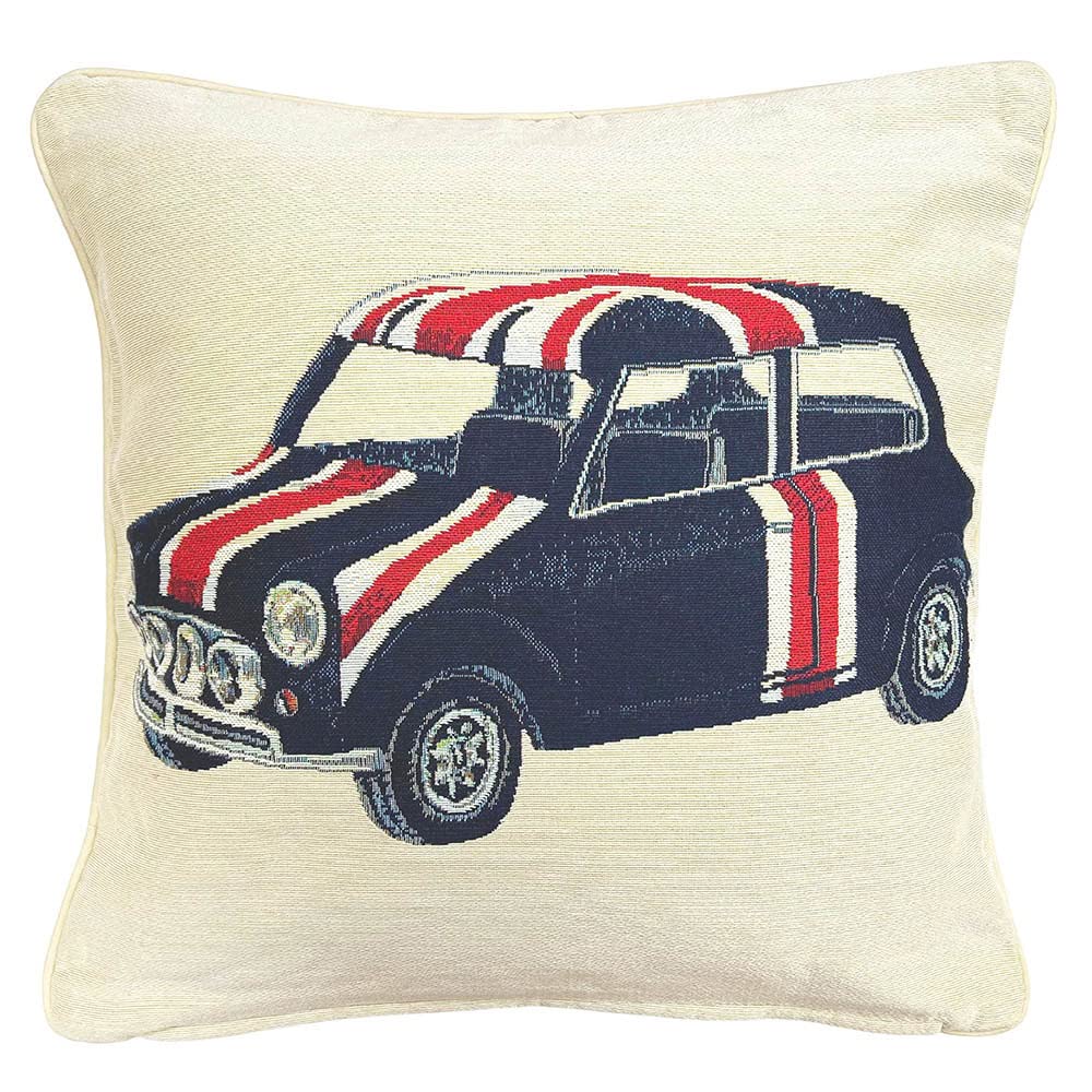 Signare Union Jack Mini Tapestry Cushion Cover 18 X18 Inches 45Cm X 45Cm Decorative Sofa Cushions With London Design (, Ccov-Pn-Ujmin)